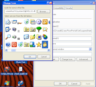 choosing an appropriate icon image for a desktop shortcut icon