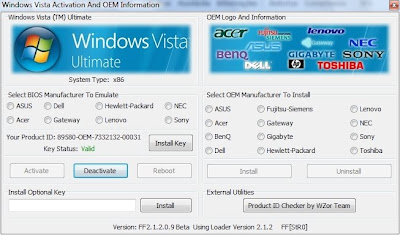 oem activator windows vista