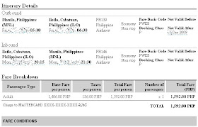 Philippines Air Travel 101 E Ticket Life