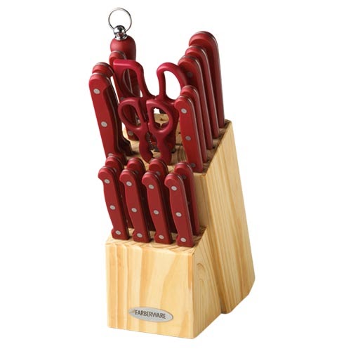 My Memphis Mommy Farberware 20 PC Red Knife Set 20 (Originally 65)