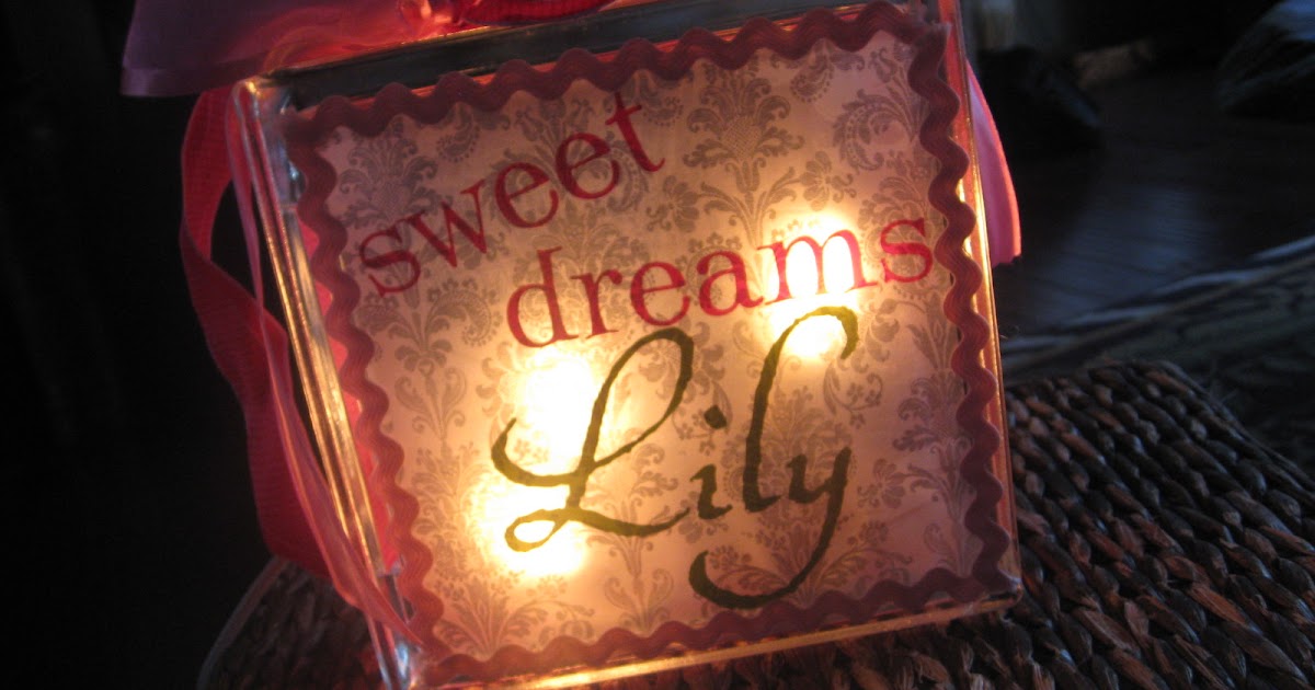 Life {Sweet} Life DIY Personalized Night Light