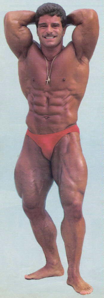 SEARCH AND BUY THIS PRODUCT Glenn Knerr | BODYBUILDERS IN RED POSING SUITS