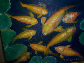 Nine Golden Carps