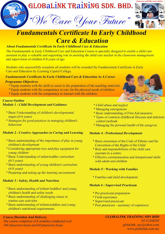 Fundamental Certificate In Early Childhood Care & Education