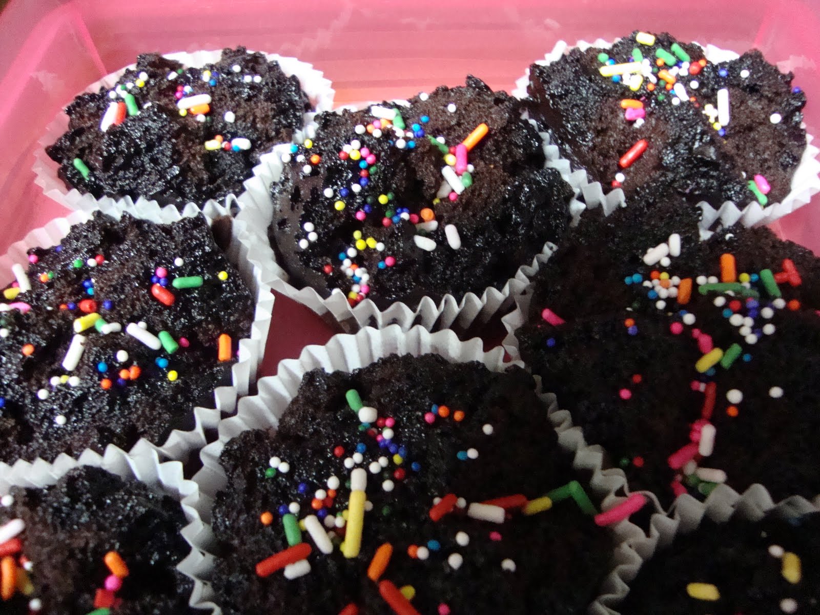 "Salju Putih...." Muffin Chocolate Kukus (resepi mak lang)