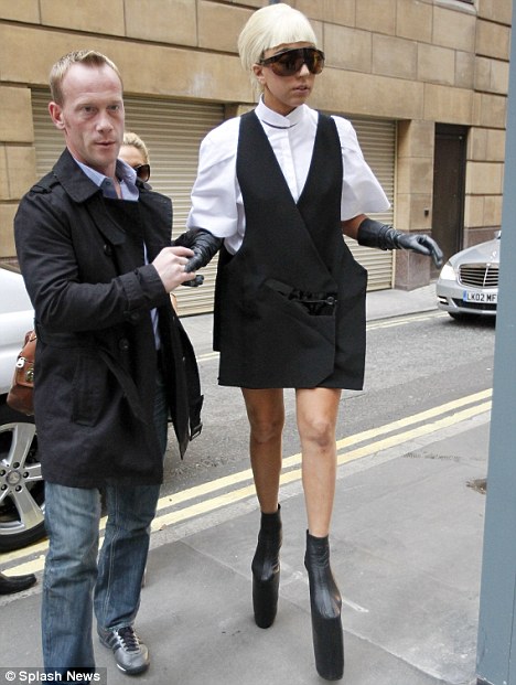 Lady Gaga wore a towering pair lady gaga boyfriend luc carroll. Lady Gaga wore a towering pair
