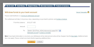 Withdraw Money from PayPal