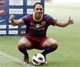 Barcelona: Adriano presentado oficialmente Barcelona: Adriano presentado oficialmente