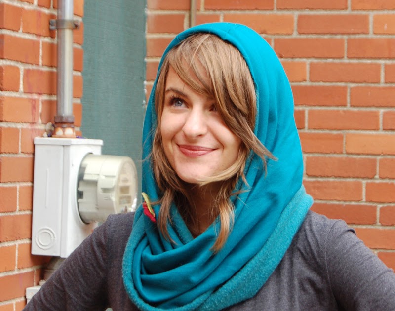 Sew to Speak Quick and Simple Hooded Tube Scarf