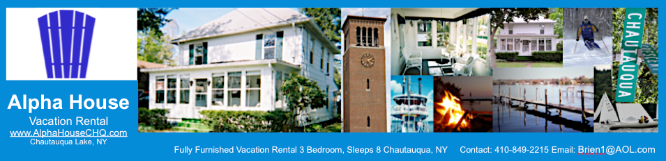 Chautauqua Lake Rental | www.AlphaHouseCHQ.com | Lake House Rental