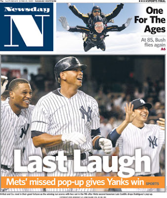 Top Newsday back cover,