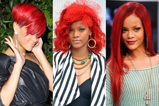 rihanna red hairstyles. rihanna red hairstyles 2011.