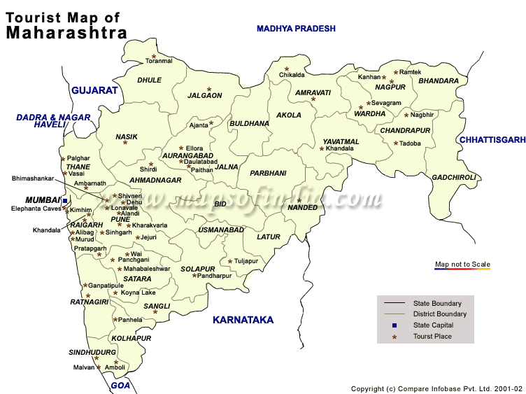 Map Of Raigad