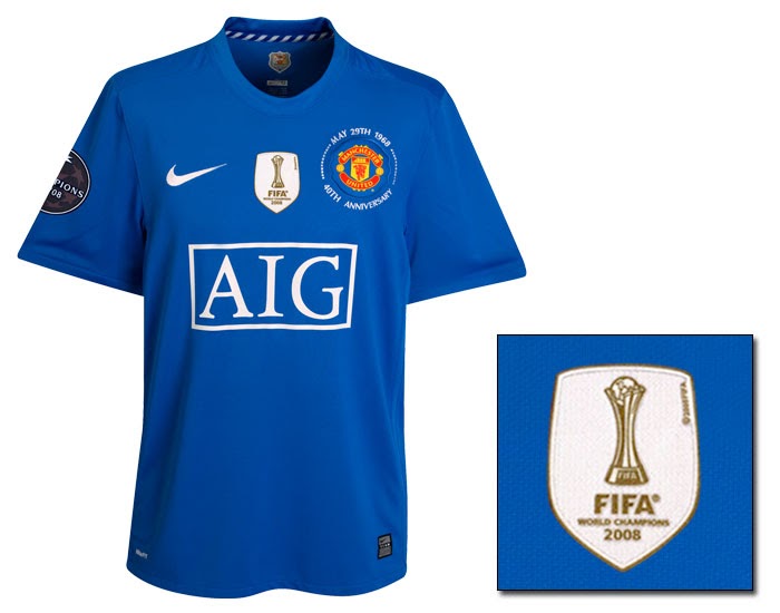 New Kits on The Blog: Manchester United UEFA Champions League Third Shirt 2008\/09 with World ...
