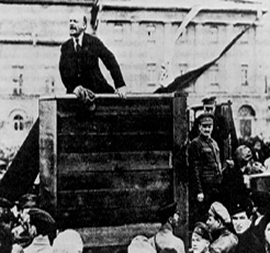 Lenin en Trotski in 1917