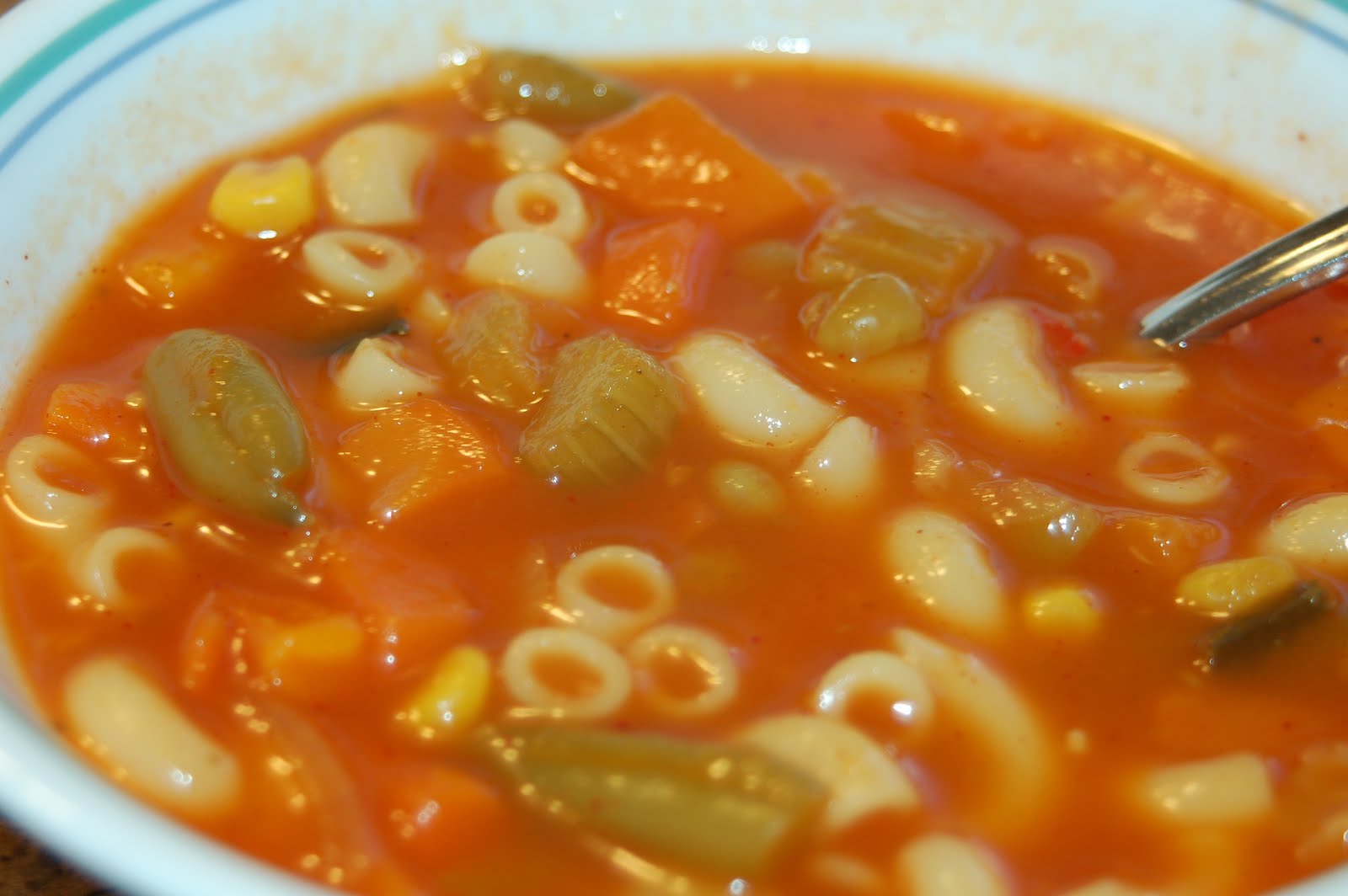 THE SERENDIPITY BISTRO Macaroni Vegetable Soup