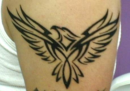 Tribal Bird Tattoo Designs. tribal pheonix tattoo. Bird Tattoo Designs