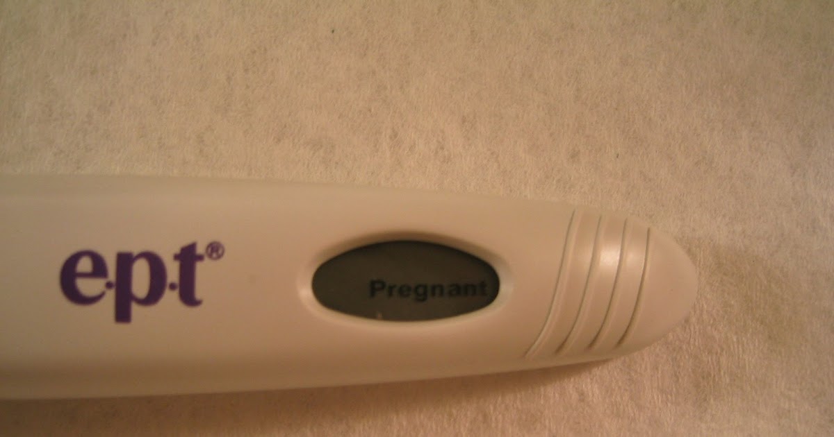 Pregnant pee stick