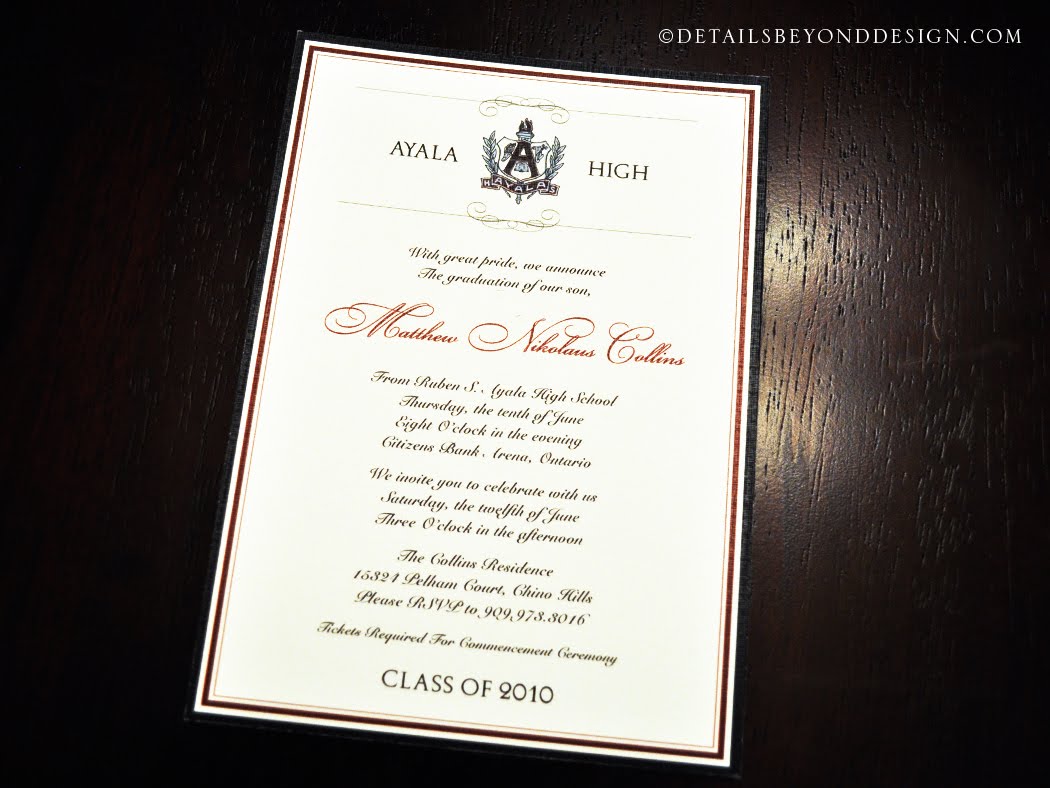 high school announcements