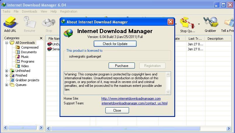 Manager from command line.