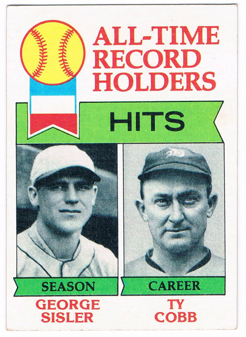 Vintage Sportscards AllTime Records, 1979 Edition