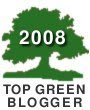 Top Green Blogger logo