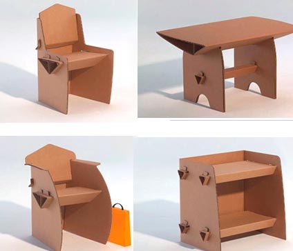 Hoy te recomiendo...: Muebles resistentes de cartón