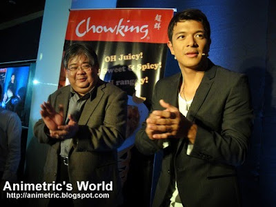 Chowking President Erwin Elechicon and Jericho Rosales