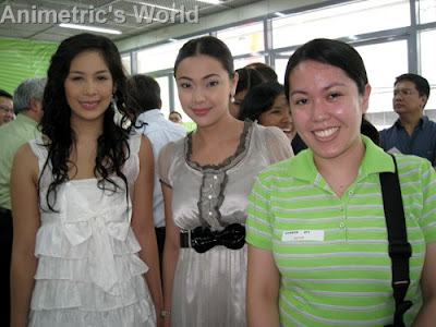 Valerie Concepcion, Jodi Sta. Maria, and I @ SM Hypermarket Mandaluyong