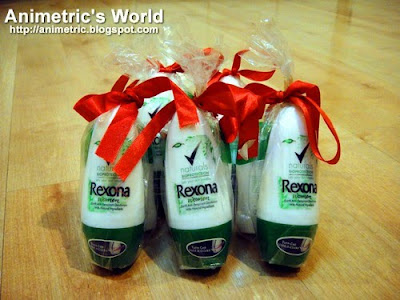 Rexona Naturals gift packs
