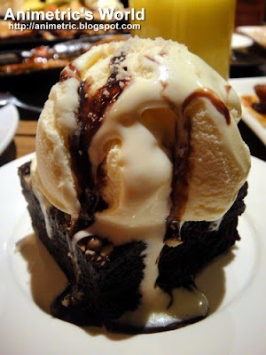 Brownie ala Mode at Gerry's Grill