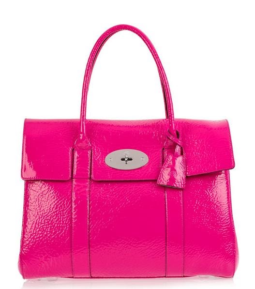 Hong Kong Fashion Geek Bag Lady Mulberry Bayswater patentleather bag