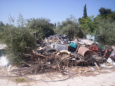 Trash Behind Eastern Gate