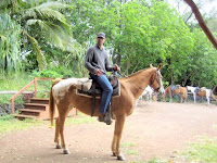 Hana Maui Hawaii horseback riding guide Keoni