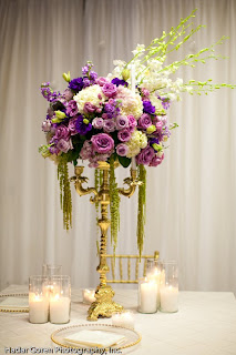 Floral centerpieces at our shop.