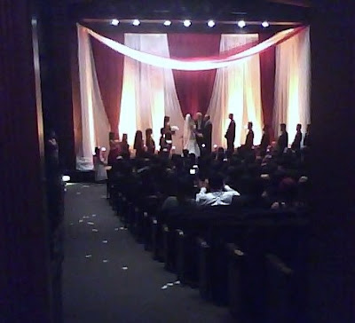 Pipe And Drape At The Ceramony Davinci Florist