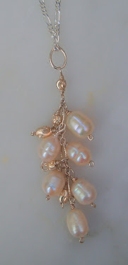 Cluster of Freshwater Pearl Pendant