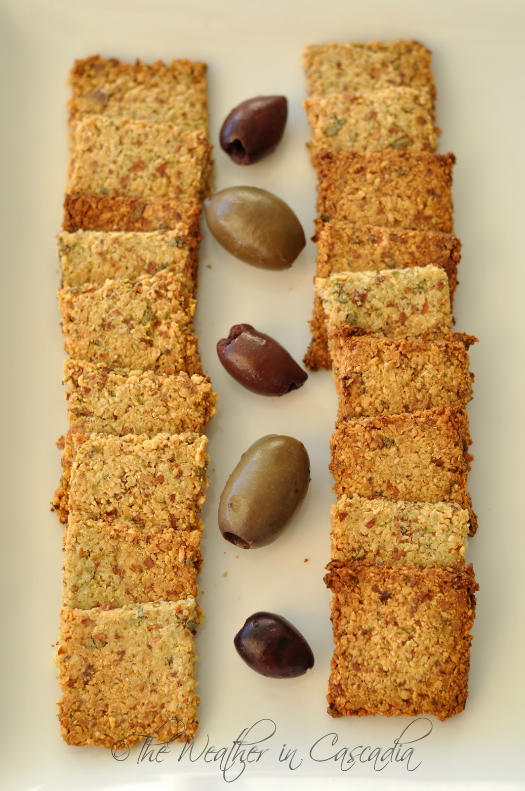 The Weather in Cascadia Homemade Nut & Seed Crackers and A Brand New Year