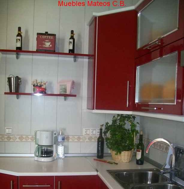 La Cocina de Mis Sueños Muebles Mateos: Altos Brillos Rojo y Blanco II