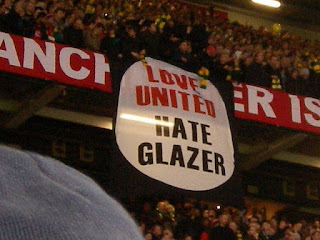 LUHG Stretford End Banner