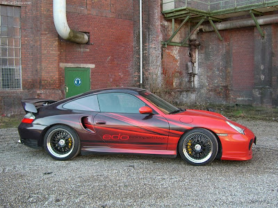 2006 Edo Porsche 996 Turbo Red-Black 2006 Edo Porsche 996 Turbo Red-Black
