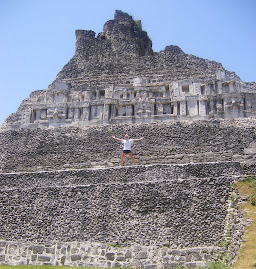 Cimbing Xunantunich