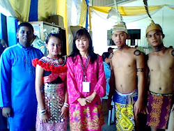 In traditional costumes