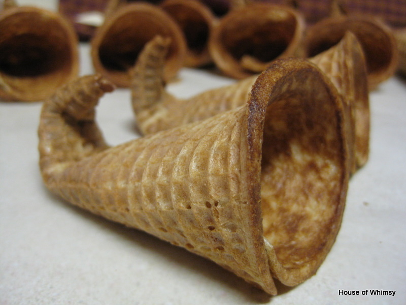 House of Whimsy Waffle Cone Cornucopia Tutorial