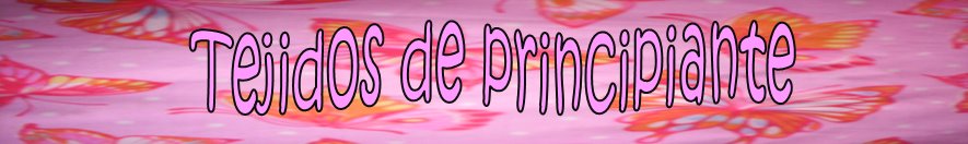 εïз Tejidos de Principiante εïз