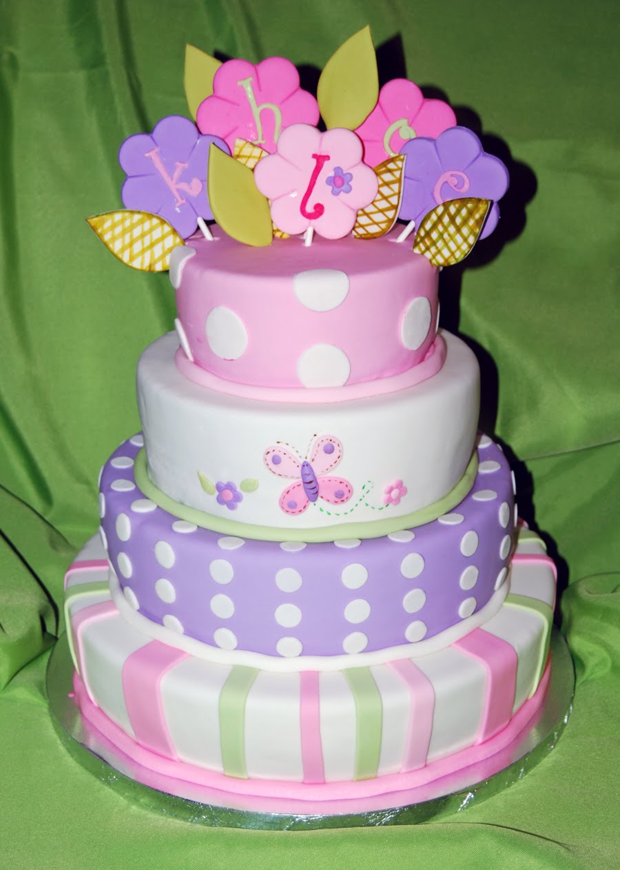 Leelees Cakeabilities whimsey Flower Baby Shower Cake