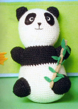 Amigurumis en espanol: Oso Panda