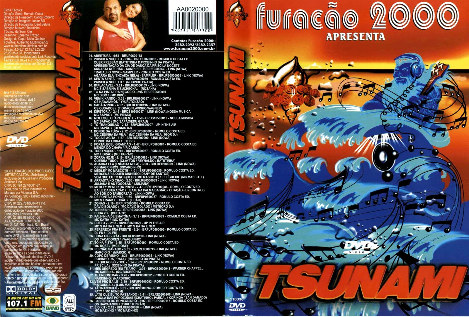 Furacao 2000 Tsunami Cd
