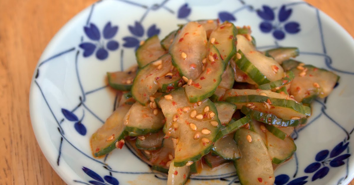 For Two, Please Korean Banchan Cucumber Salad + Bean Sprout Side Dishes