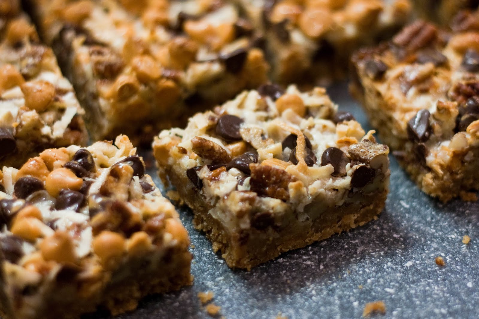 Magic Bars — butterscotch , chocolate , dessert , easy , fast — For Two, Please